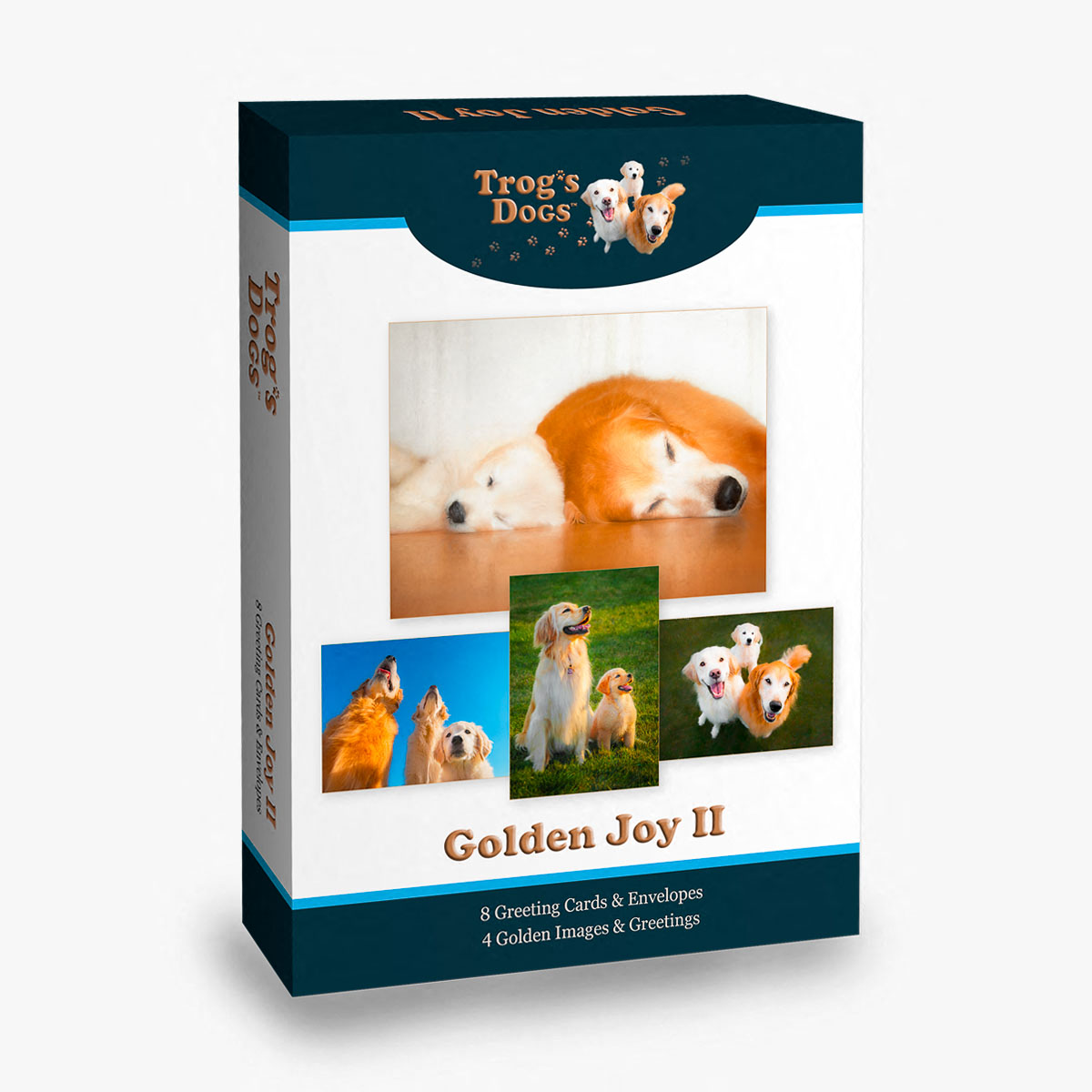 Trog's Dogs Golden Joy II Greeting Cards